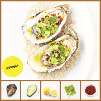 Simple2 recipe Oysters Avocado